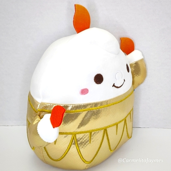 LUMIERE🕯11" White & Gold Candelabra Disney Beauty & the Beast Squishmallow NWT - Picture 6 of 9